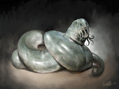 Slug Creature Painting